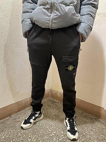 эркектер: Мужские джоггеры Stone Island - Модель: спортивные штаны-джоггеры с — 3