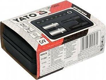 Setovi ručnog alata: YATO YT-12007 – set sigurnosnih Torx nastavaka (Star Tamperproof) — 10