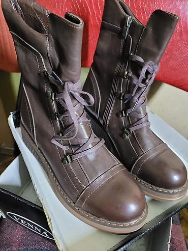 Сапоги: Сапоги Новые женские зимние👢 Размер 38-39.кожа. 2000сом.🏷️ — 1