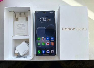 телефен: Honor 200 Pro, Б/у, 512 ГБ, цвет - Черный, 1 SIM, 2 SIM, eSIM