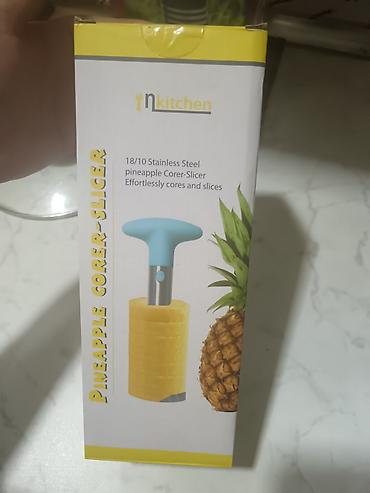 dograyan: Məhsul: Nkitchen Ananas Təmizləyici və Dilimləyici - Material: 18/10 — 1