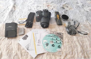nikon d7500: Nikon D3300 Fotoaparat satilir Heç bir problemi yoxdur 1 il öncə