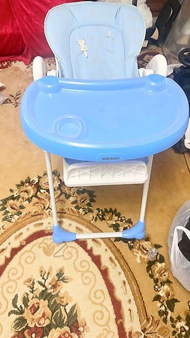 Двухъярусные детские кровати: Двухъярусная детская кровать, ЛДСП, цвет - Голубой — 11