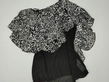 czarne bluzki z krótkim rękawem reserved: Блуза жіноча, Janina, XL, стан - Дуже гарний