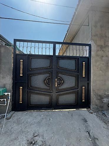 Həyət darvazaları: Yeni Dəmir Həyət darvazası, Yana açılan, 3 m, Mexaniki, Qapı ilə, Kredit yoxdur, Ödənişli quraşdırma, Rayonlara çatdırılma, Ödənişli çatdırılma, Ünvandan götürmə — 8