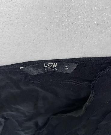 m torbe: Crni ženski blejzer/kimono LCW Vision, veličina XL - Materijal — 3