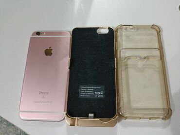 iphone 5s 64gb: IPhone 6s, Б/у, 64 ГБ, Розовый, Чехол, Кабель, 100 %