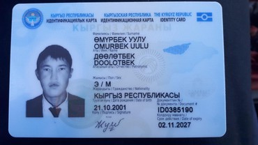 Id карта киргизии