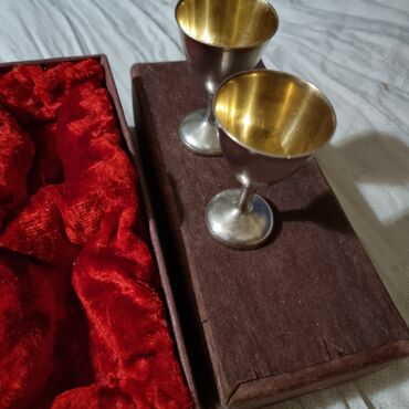 серебряные чайные ложки ссср: Рюмки ссср. 2 шт .Мельхиоровые покрытые серебромвнутри