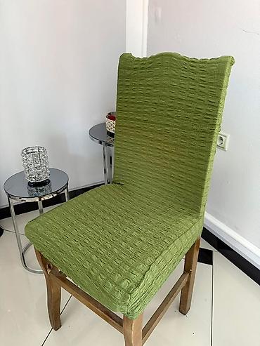 Prekrivači za nameštaj: Prekrivači Za Stolice Plišani Model 6 komada -1700 Dinara — 4