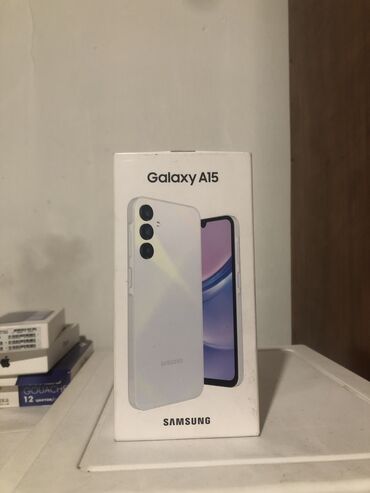 samsung g355h: Samsung Galaxy A15, Новый, 128 ГБ, цвет - Белый, 2 SIM