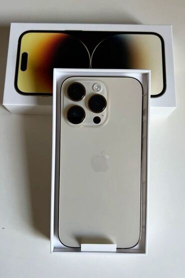 tek qulaqli nausnik: IPhone 14 Pro Max, White Titanium, Face ID