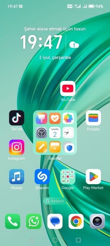 samsung б у: Honor X8b, 256 GB, rəng - Qara, Barmaq izi