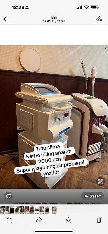 Salon, tibbi mebel: Salon avadanlıqları və mebel dəsti - Lazer/estetik aparat: Tək başlı — 10