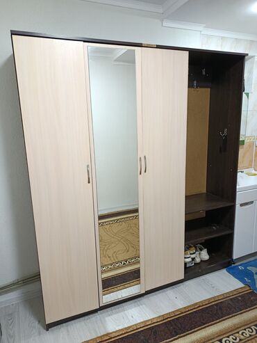 письменный стол бишкек с доставкой: Кире бериш үчүн шкаф, Колдонулган, Күзгүсү менен, ЛДСП lalafo.kg да письменный стол бишкек с доставкой: Кире бериш үчүн шкаф, Колдонулган, Күзгүсү менен, ЛДСП