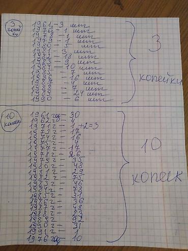монеты цены: Продаю советские монеты. Цена за 1 штуку. Есть 500 штук. Выбирать — 6