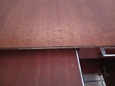 mdf laminat: Düz masa, Polkalı, Siyirməli, MDF — 4