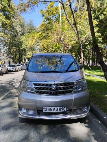 минивэн тойота 7 мест левый руль цена: Toyota Alphard: 2004 г., 3 л, Автомат, Минивэн