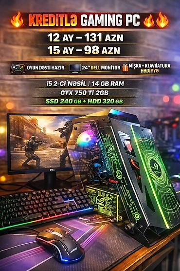 ucuz notebook kampanya: Kreditle Gaming PC – oyun dəsti hazır Texniki göstəricilər: - — 1