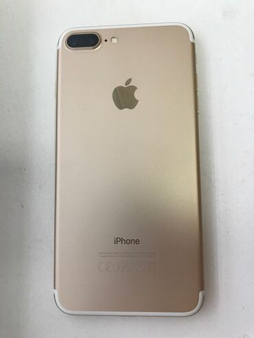 Apple iPhone: IPhone 7 Plus, Б/у, 128 ГБ, Золотой, Защитное стекло, Чехол, 100 %