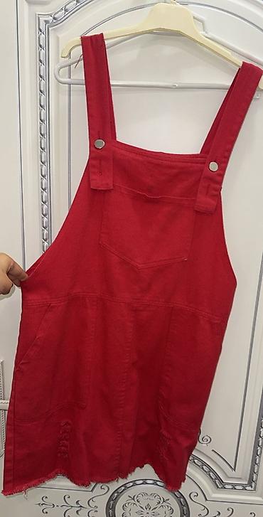 kombinezon: Qırmızı cins kombinezon don — 1