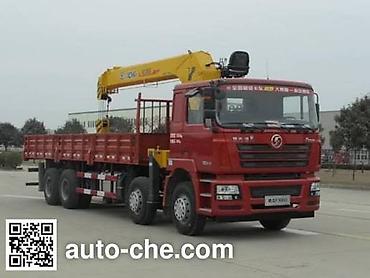 e 303: Кран-манипулятор SHACMAN на базе бортового грузовика. Многоосный — 1