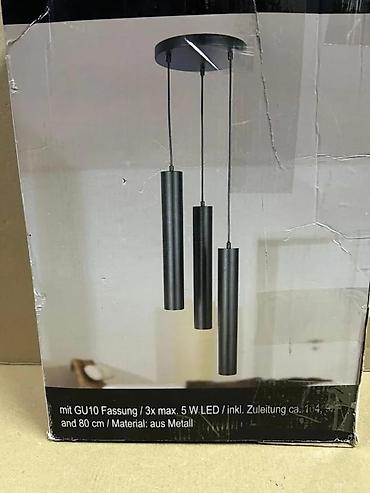 Stilski lusteri: Visilica sa tri cilindra – moderni luster - Dizajn: minimalistička — 10