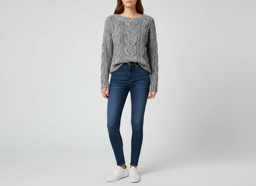 tanie swetry lumpeks: Hollister, Sweter damski, rozmiar S
