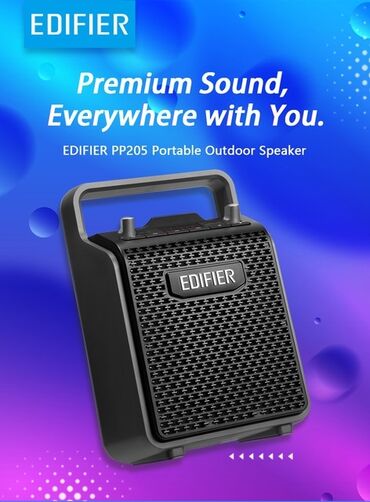 Dinamiklər və musiqi mərkəzləri: Edifier PP205 Portativ Multimedia Karaoke Bluetooth Dinamik • Ümumi