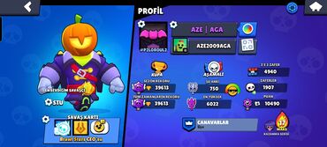 Химия: Brawl Stars hesabı – AZE | AGA - Kupa: 39,613 (mövsüm rekordu və
