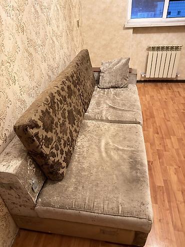 stul satisi: Künc divan, İşlənmiş, Açılan, Bazalı, Vеlur parça — 1