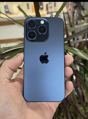 16 pro: IPhone 15 Pro, Б/у, 128 ГБ, Синий, Чехол, Коробка, 79 % — 1
