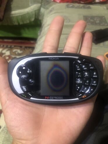 телефондор: Nokia N-Gage, түсү - Кара