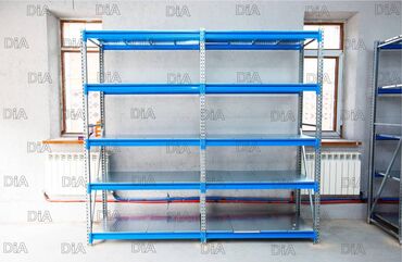 торговые витрины: Складские стеллажи, металлический стеллаж для склада, грузовой стеллаж