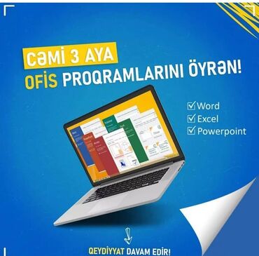 Repetitorlar: Kompüter kursu: Microsoft Office, Əyani, Fərdi, Qrup