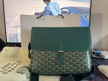 парик для волос: Сумка-мессенджер Goyard - Модель: в фирменном монограммном канвасе