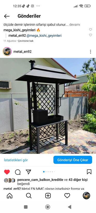 Manqallar, qrillər, barbekyu: Metal en mmc olaraq istədiyiniz forma və ölçüde demir işlerinin -da lalafo.az — 15 Manqallar, qrillər, barbekyu: Metal en mmc olaraq istədiyiniz forma və ölçüde demir işlerinin — 15