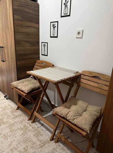 Bağ, çöl masa və oturacaq dəstləri: Yeni, Kvadrat masa, 2 stul, Açılan, Stullar ilə, Taxta -da lalafo.az — 12 Bağ, çöl masa və oturacaq dəstləri: Yeni, Kvadrat masa, 2 stul, Açılan, Stullar ilə, Taxta — 12