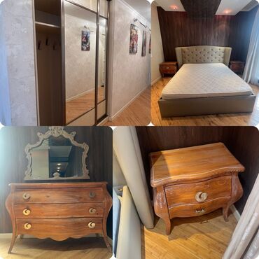 Sifarişlə masa və oturacaq dəstləri: İkinəfərlik çarpayı, Dolab, Termo, 2 tumba, İşlənmiş