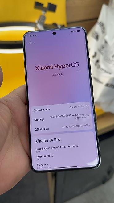 note 14: Xiaomi, 14 Pro, Б/у, 256 ГБ, 2 SIM — 6