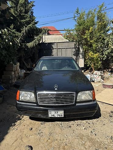 lexus masin qiymeti: Mercedes-Benz S-Class W140 sedan - Korpus: qara rəng, klassik W140 — 1