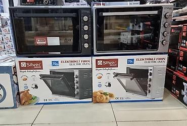 Duxovkalar: Mini soba Elektrik soba Silver Turkiye istehsali 70 litre model Saat — 5