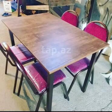 Bağ, çöl masa və oturacaq dəstləri: Yeni, Dördbucaq masa, 4 stul, Açılmayan, Stullar ilə -da lalafo.az — 11 Bağ, çöl masa və oturacaq dəstləri: Yeni, Dördbucaq masa, 4 stul, Açılmayan, Stullar ilə — 11