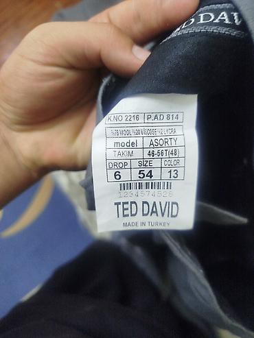Костюмы: Мужской костюм Ted David (Urban Men’s Wear), классический серый цвет — 5