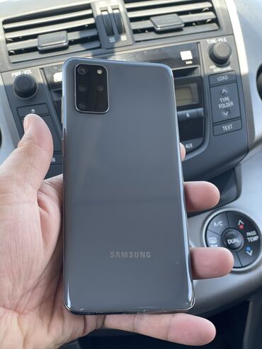 телефоны новый: Samsung Galaxy S20 Plus, Б/у, 128 ГБ, цвет - Серый, 2 SIM