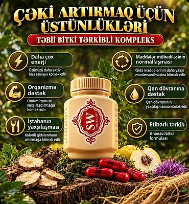 herbalife məhsulları: 🌿 ÇƏKİ ARTIRMAQ İSTƏYƏNLƏR ÜÇÜN TƏBİİ BİTKİ TƏRKİBLİ KOMPLEKS 🌿 💊 6 — 1