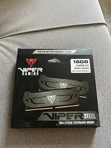 rush wave: Оперативная память (RAM) для ПК, Б/у, Patriot, 16 ГБ, DDR4, 4400 МГц — 1