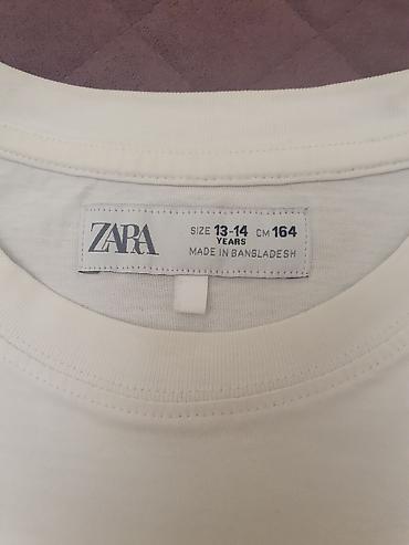 lacoste canta: ZARA uşaq/yeniyetmə T‑şörtü - Model: qısaqol, dairəvi yaxalı basic — 2