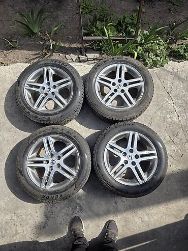 зимние шины хонда фит: Колеса в сборе 215 / 60 / R 17, Зима, Б/у, Комплект, Легковые, Литые, отверстий - 5 — 2