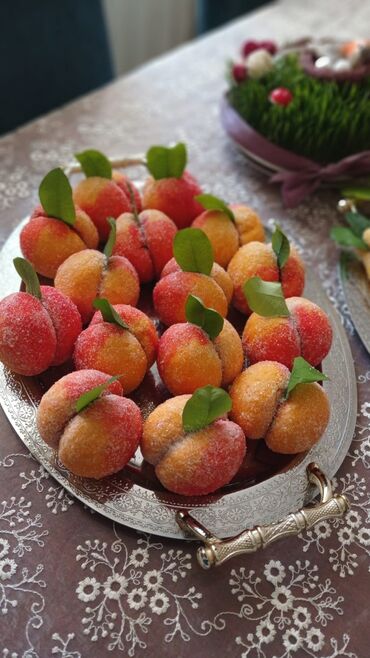 Un məmulatları: Ev şirniyyatları və tortlar - Şəkərbura: klassik naxışlı forma, incə — 3